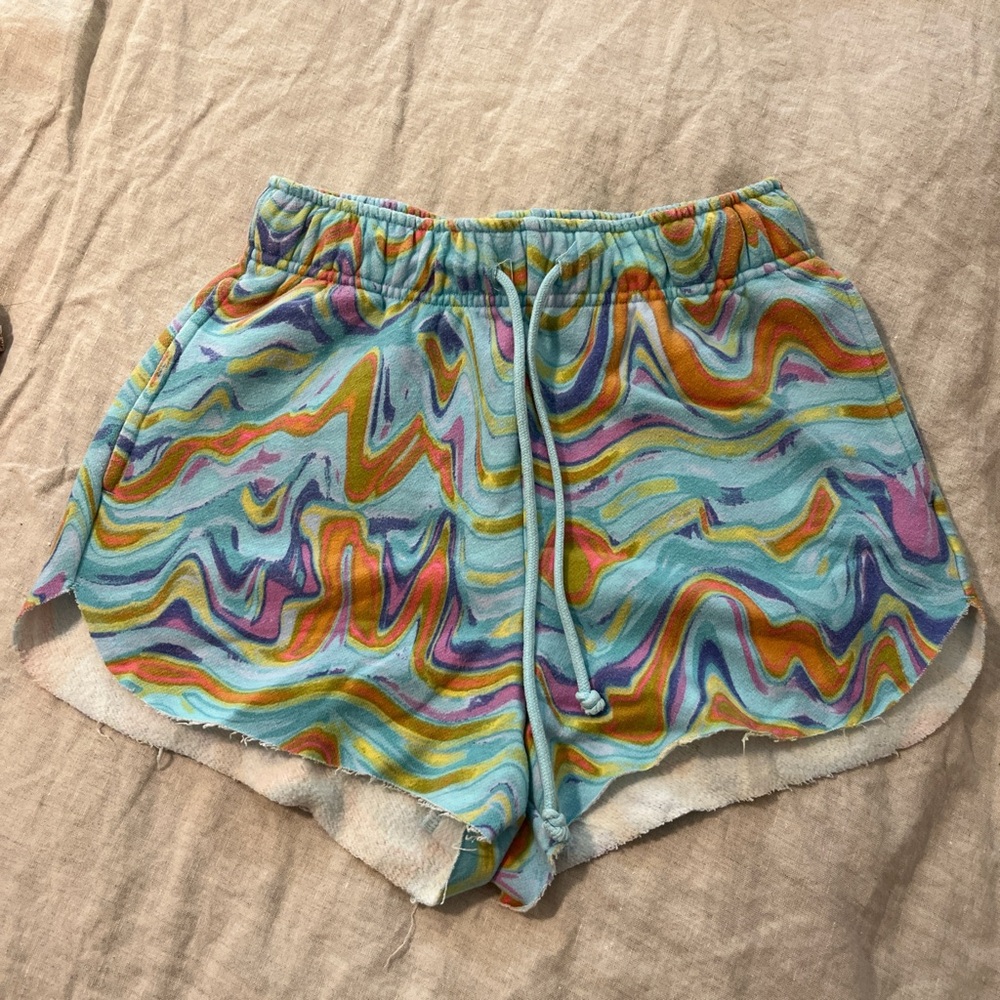 Wild Fable Multicolor Swirl Athletic Shorts
